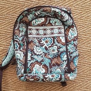 Vera Bradely Java Blue laptop backpack